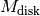 M_{\rm disk}